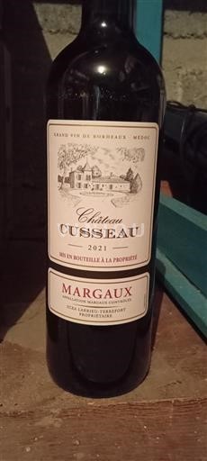 Bordeaux Margaux Château Cusseau 2021