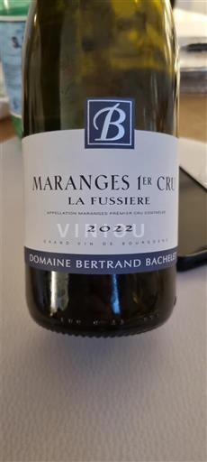 Bourgogne Premier Cru Domaine Bertrand Bachelet La Fussière 2022