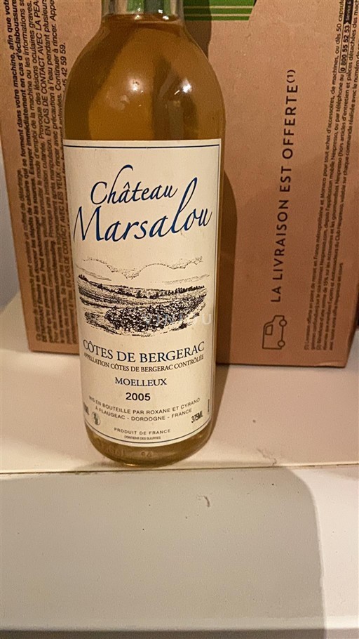 Zuidwest-Frankrijk Côtes-de-Bergerac Château Marsalou 2005