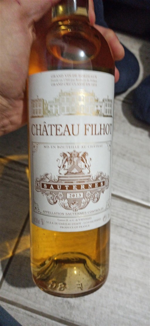 Bordeaux Sauternes Château Filhot 2013
