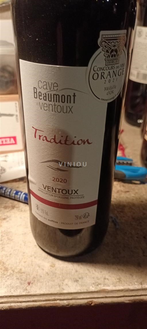 Rona dolina Ventoux Cave Beaumont du Ventoux Tradition 2020