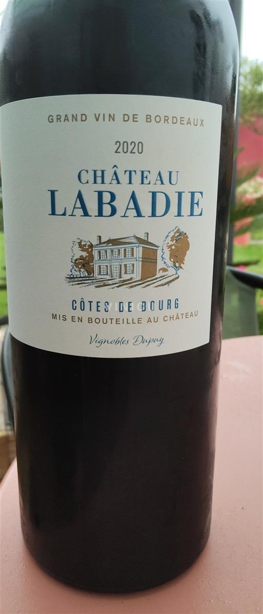 Bordeaux Côtes de Bourg Château Labadie 2020