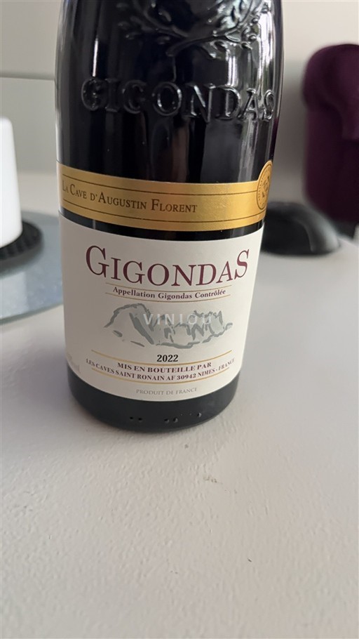Rhônevallei Gigondas La Cave Augustin Florent 2022