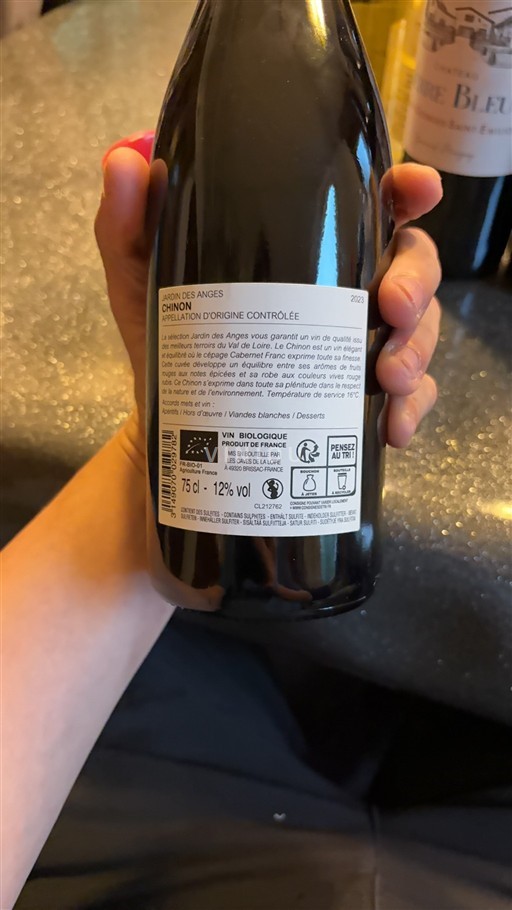 Vallée de la Loire Chinon Les Caves de la Loire Jardin des Anges 2023