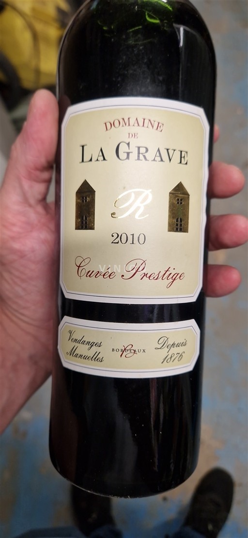 Bordeaux Domaine La Grave Prestige 2010