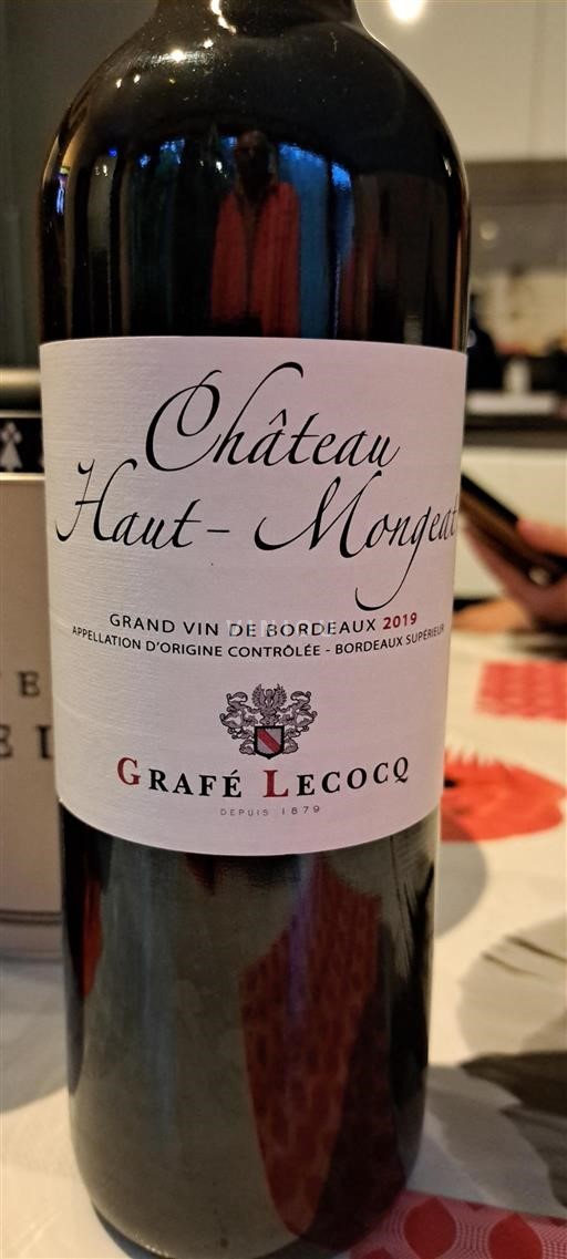 Bordeaux Bordeaux Supérieur Château Haut-Mongeat 2019