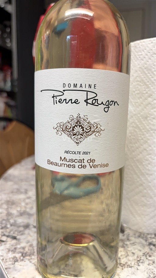 Valle del Rodano Moscato di Beaumes-de-Venise Domaine Pierre Rougon 2021