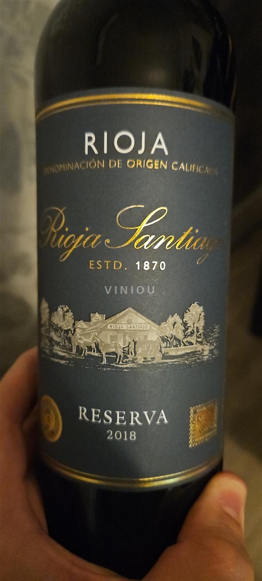 La Rioja rioja Rioja Santiago Reserva 2018