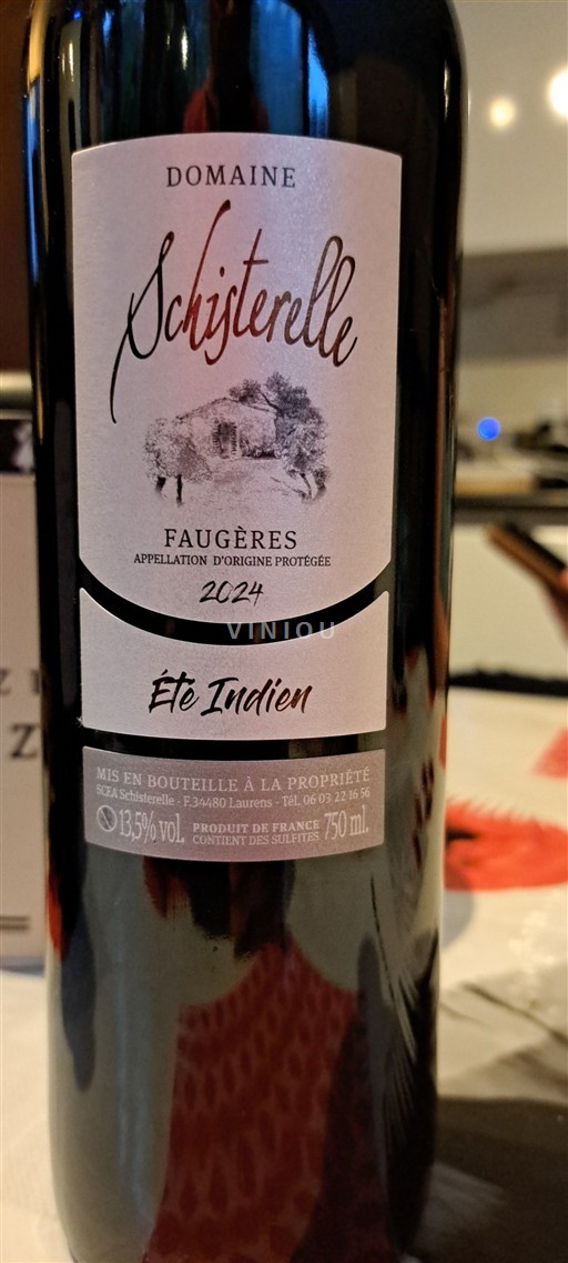 Languedoc Faugères Schisterelle Été Indien 2024