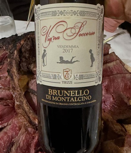 Toscana Brunello di Montalcino. Tiezzi Vigna Soccorso 2017