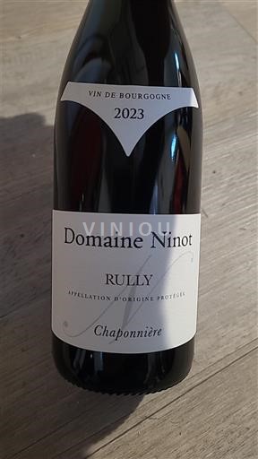 Bourgondië Rully Domaine Ninot Chaponnière 2023