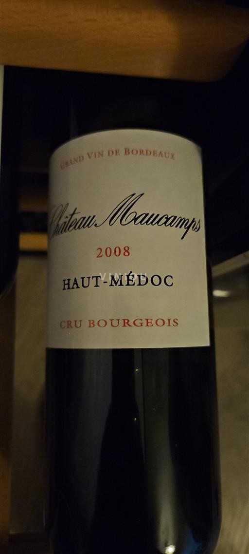 Bordeaux Haut-Médoc Cru Bourgeois Château Maucaillou 2008