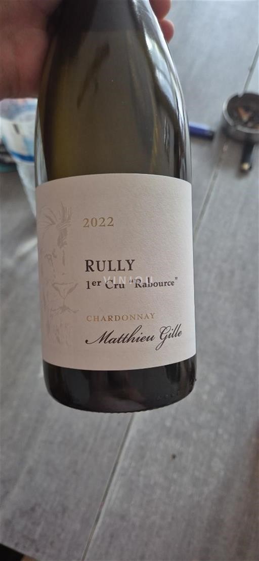 Borgogna Rully Premier Cru Matthieu Gille Rabource 2022
