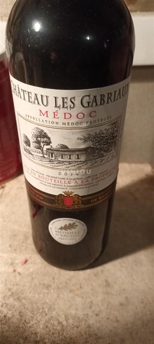 Bordeaux Médoc Château Les Gabriaux 2014