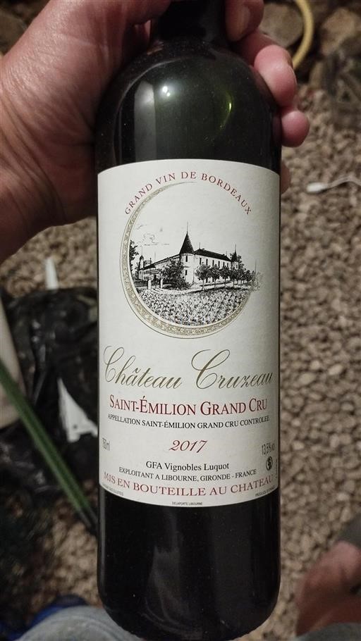 Burdeos Saint-Émilion Grand Cru Château Cruzeau 2017