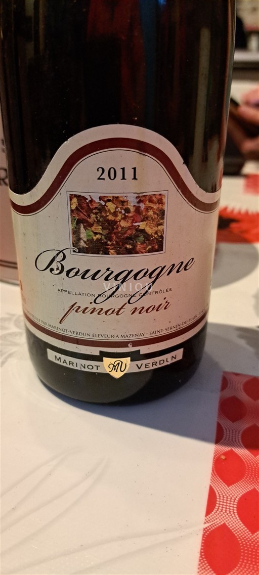 Borgonha Marinot-Verdun Pinot Noir 2011
