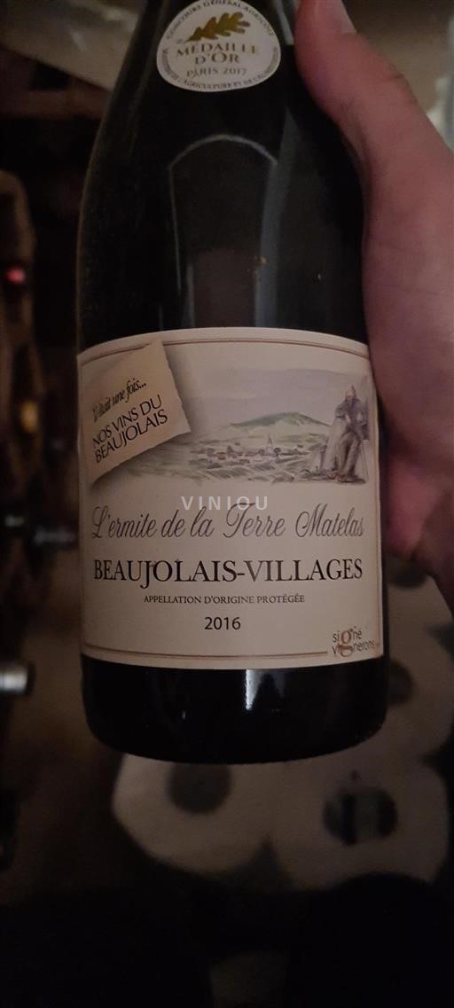 Beaujolais Beaujolais Villages L'ermite de la Terre Matelas 2016