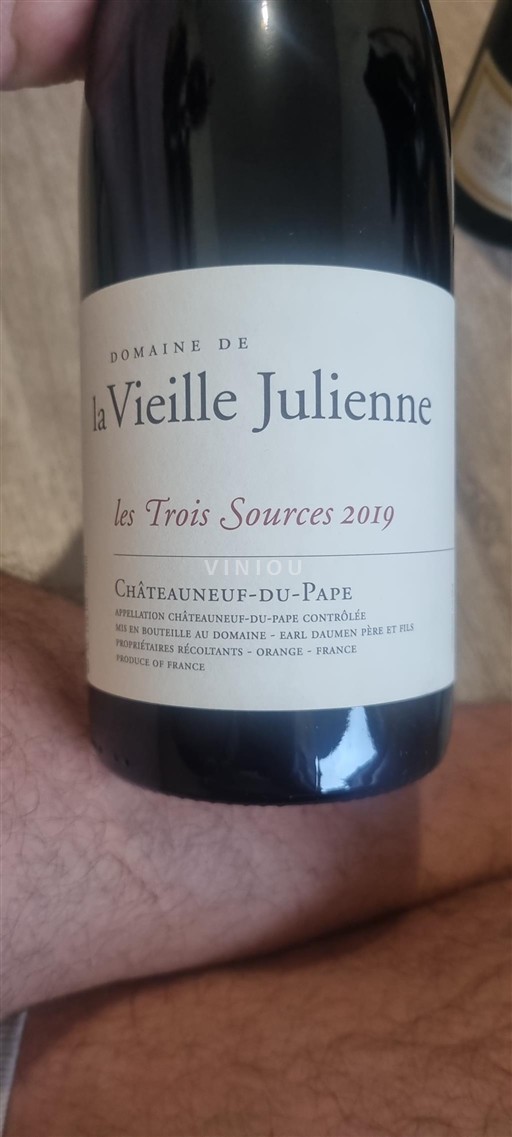 Rhônetal Châteauneuf-du-Pape Domaine La Vieille Julienne les Trois Sources 2019