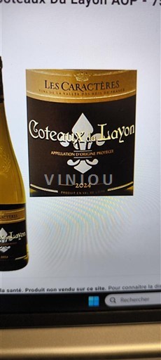 Thung lũng sông Loire Coteaux-du-layon Les Caractères 2024