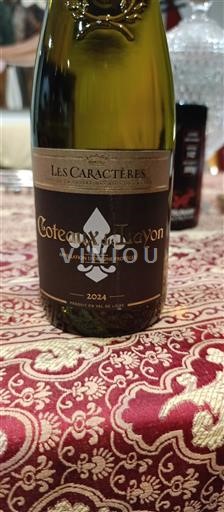 Loire Valley Coteaux-du-Layon Les Caractères 2024