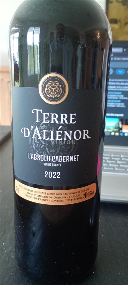 Rhônedalen Terre Aliénor L'Absolu Cabernet 2022
