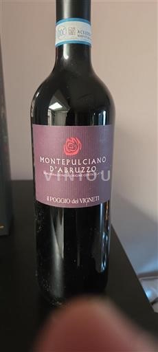 Abruzzerne Montepulciano d'Abruzzo Il Poggio dei Vigneti Ikke årgangsbestemt