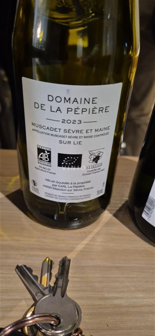Thung lũng sông Loire Muscadet Sèvre et Maine Domaine La Pépière Sur Lie 2023