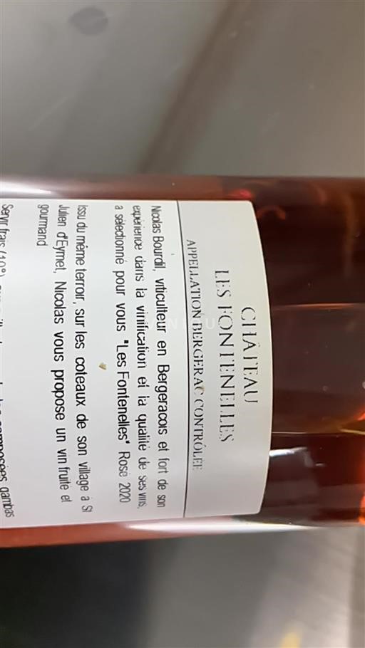 Sydväst Bergerac Château Les Fontenelles 2020