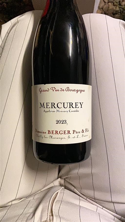 Burgundy Mercurey Domaine Berger Père & Fils 2023