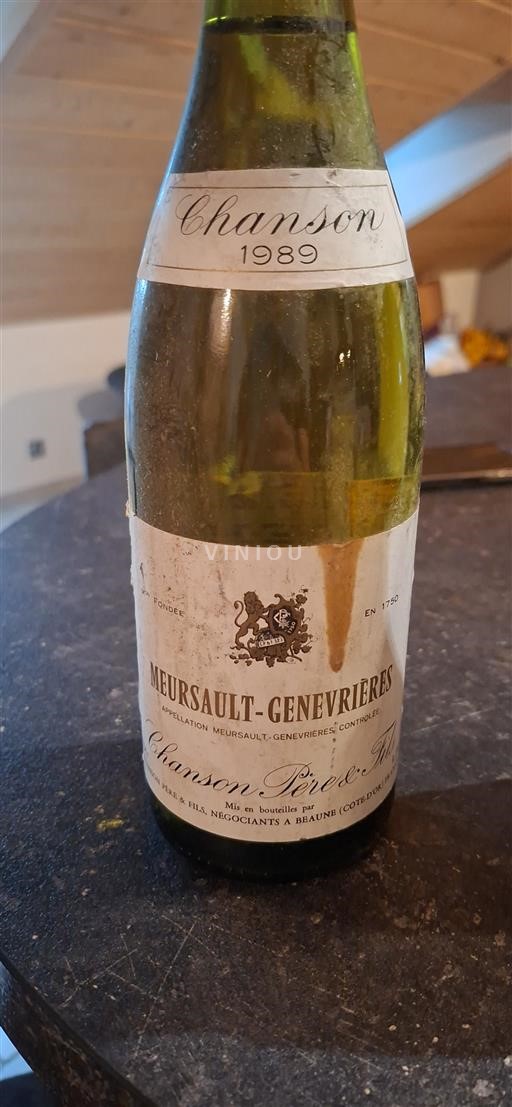 Burgundy Unspecified Premier Cru Chanson Père & Fils 1989