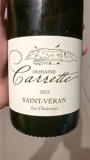 Bourgogne Saint-Véran Domaine Carrette Les Chatenays 2023