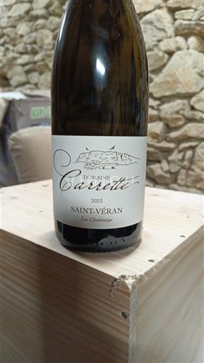 Burgundy Saint-Véran Domaine Carrette Les Chatenays 2023