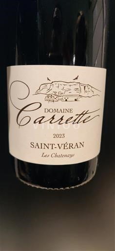 Bourgogne Saint-Véran Domaine Carrette Les Chatenays 2023