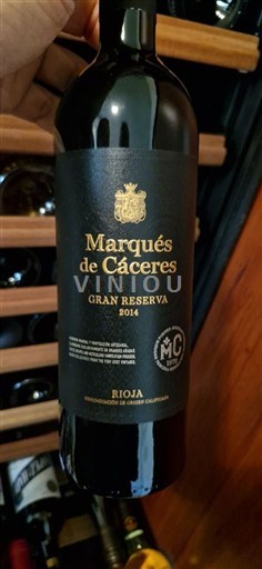 La Rioja rioja Marques de Caceres Gran Reserva 2014