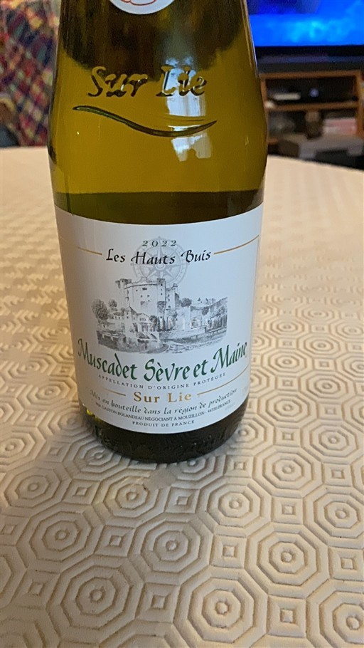 Loire Valley Muscadet Sèvre et Maine Les Hauts Buis Sur Lie 2022