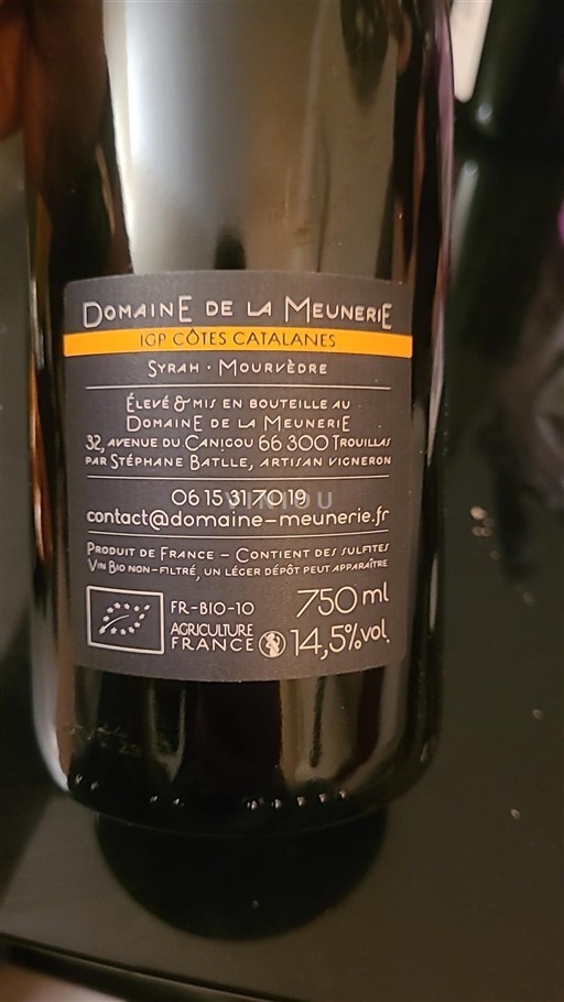 Linguadoca e Rossiglione Côtes catalanes Domaine La Meunerie Senza annata