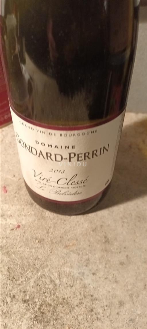 Burgundi Viré-clessé Gondard-Perrin Le Belvédère 2018