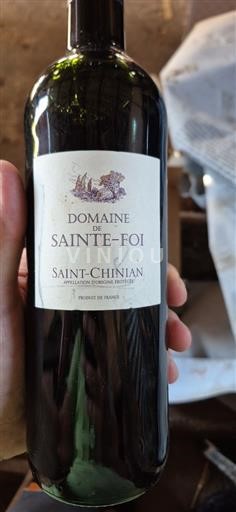 Languedoc Saint-Chinian Sainte-Foi 2018