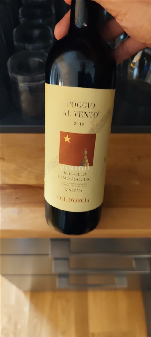 Tuscan Wines Brunello di Montalcino Col Orcia Poggio al Vento 2010
