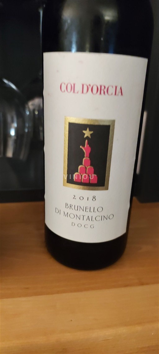 Tuscan Wines Brunello di Montalcino Col Orcia 2018