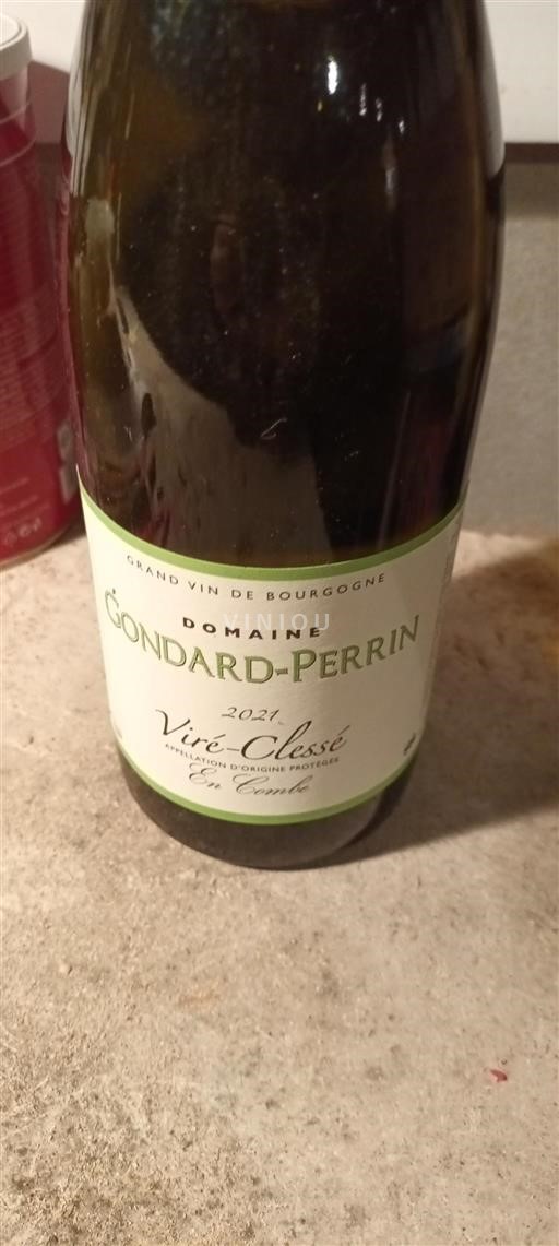 Burgundi Viré-clessé Domaine Gondard-Perrin En Combe 2021