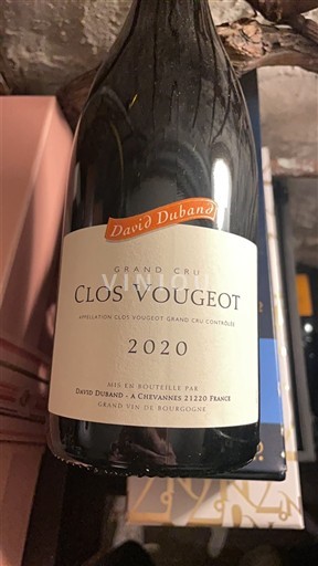 Bourgondië Clos-de-vougeot Grand Cru David Duband 2020