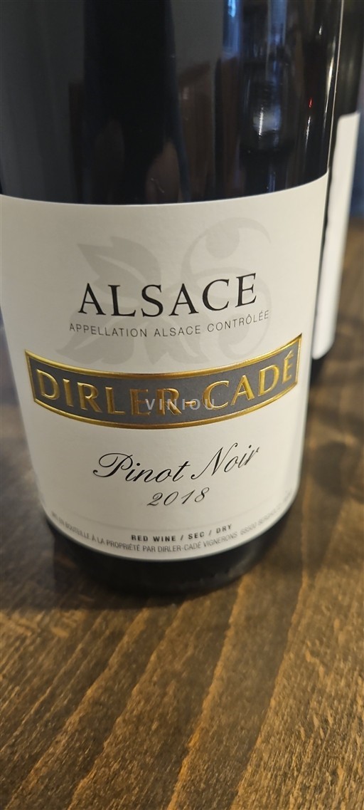 Alsasko Dirler-Cadé Pinot Noir 2018