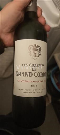 Bordeaux Saint-Émilion Grand Cru Grand Cru Grand Corbin Les Charmes de Grand Corbin 2015