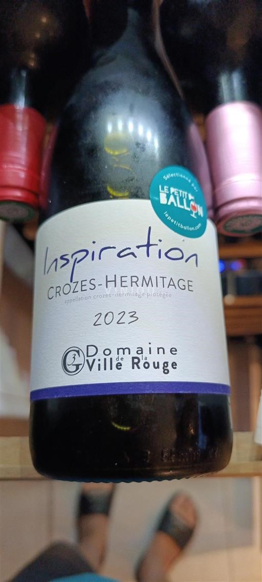 Rhônetal Crozes-Hermitage Domaine La Ville Rouge Inspiration 2023
