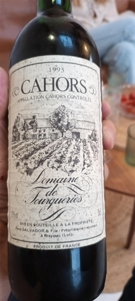 Southwest Cahors Domaine Tourqueries 1993