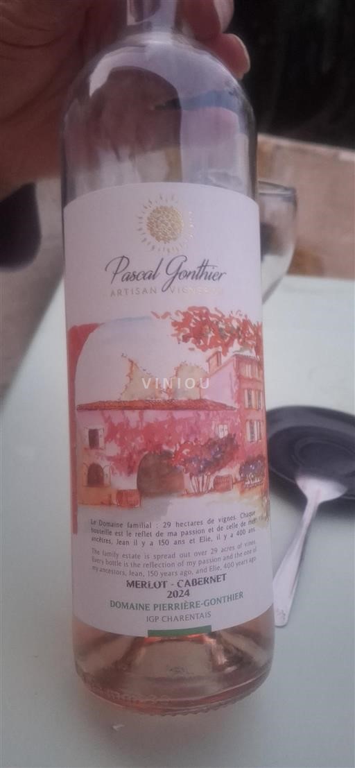 Aquitaine en Charentes Charentais Domaine Pierrière-Gonthier 2024