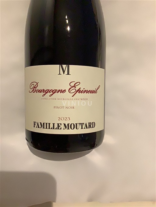 Burgundy Bourgogne Epineuil Famille Moutard 2023