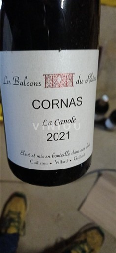 Rhône-dalen Cornas Les Balcons du Rhône La Canole 2021