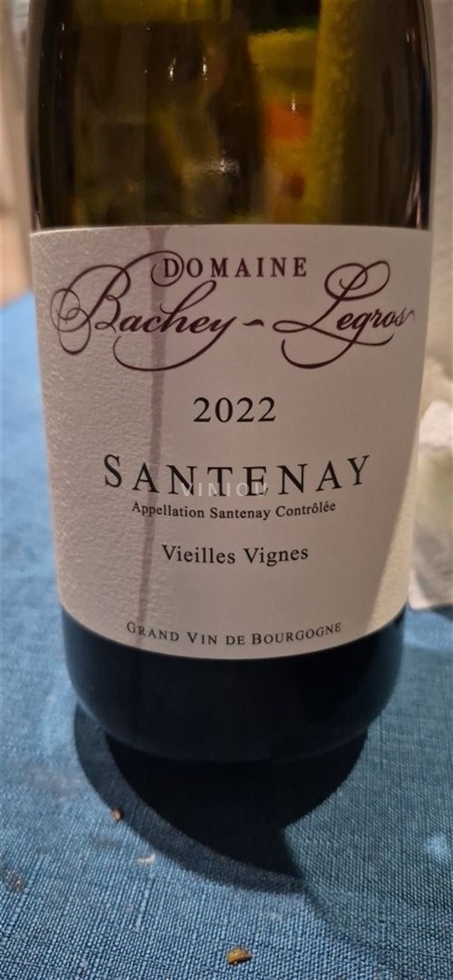 Burgundi Santenay Grand Cru Domaine Bachey-Legro Vieilles Vignes 2022